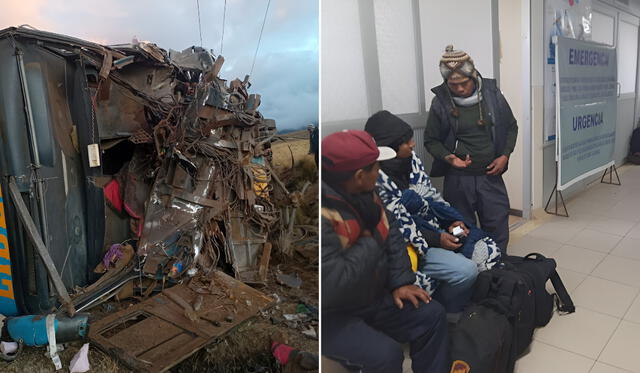 Tragedia en La Libertad deja 3 fallecidos y 44 heridos. Foto: Composición LR Tragedia en La Libertad deja 3 fallecidos y 44 heridos. Foto: Composición LR