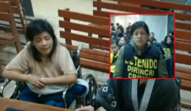 Luego de un mes de detención, Acosta acudió a la audiencia en silla de ruedas. Foto: Composción LR   