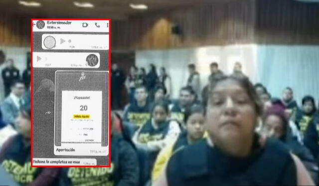  Evidencia de los yapeos a Hilda Ayala. Foto: Composición LR   