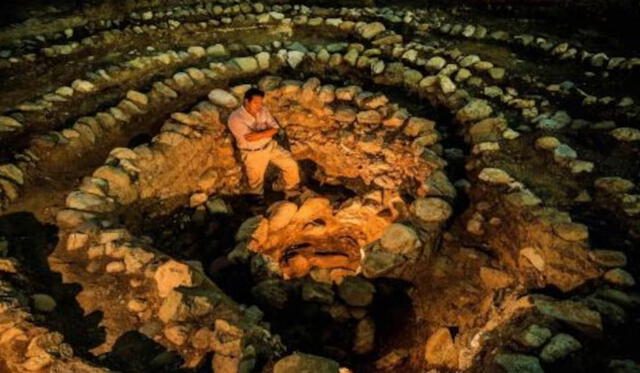 Olivera en la Huaca Montegrande, en Jaén. Foto: Andina Olivera en la Huaca Montegrande, en Jaén. Foto: Andina