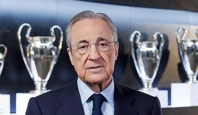 Florentino Pérez es el presidente del Real Madrid. Foto: X