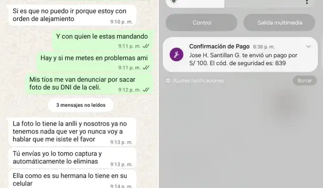 Chats relacionan al alcalde con desaparición de adolescente en Amazonas. Foto: composición LR. Chats relacionan al alcalde con desaparición de adolescente en Amazonas. Foto: composición LR.