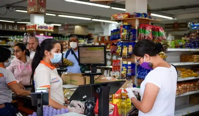 Supermercado en Colombia. Foto: Alcaldía de Medellín