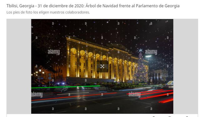 Parlamento en Georgia. Foto: captura en web / Alamy.