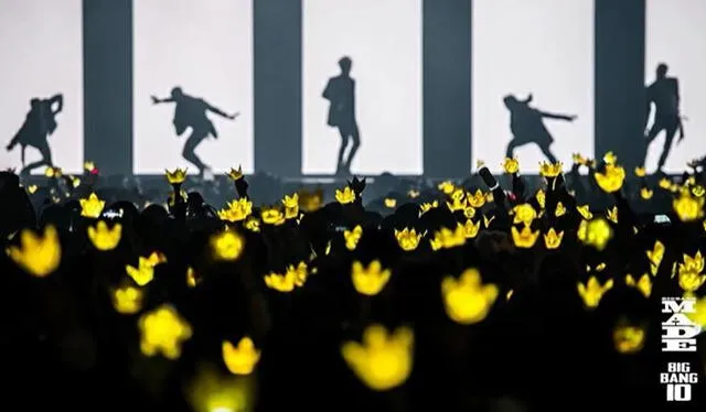 Océano de lightsticks de BIGBANG. Foto: YG Entertainment