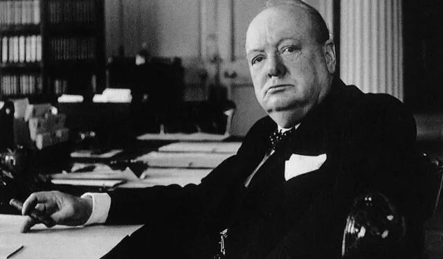 Winston Churchill fue primer ministro del Reino Unido durante la Segunda Guerra Mundial. Foto: difusión