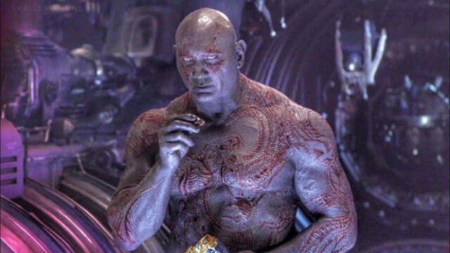 Drax en Guardianes de la galaxia 2. Foto: Marvel Studios