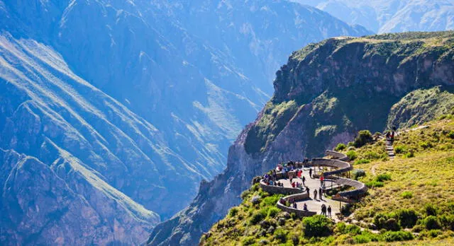  Cañón del Colca es uno de los lugares más visitados de la región Arequipa. Foto: archivo LR 
