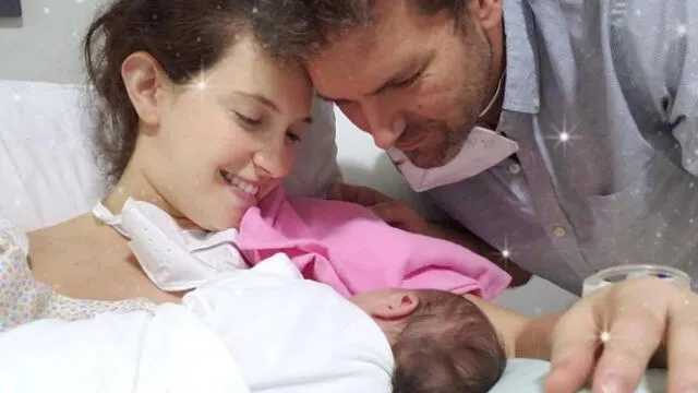 Emilia Drago y Diego Lombardi son padres de dos niñas. Foto: Instagram