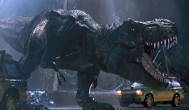  El T-Rex es uno de los protagonistas de Jurassic Park. Créditos: Universal Studios    