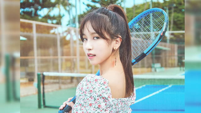 Mina de TWICE. Foto: JYP Mina de TWICE. Foto: JYP