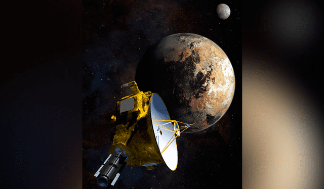 La sonda espacial New Horinzons, lanzada por la Nasa en 2006, llegó a Plutón en 2015. Foto: Nasa