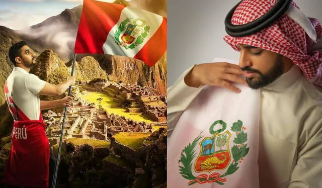  Yaqoob Mubarak se declaró fan del Perú. Foto: composición LR/Instagram/Yaqoob Mubarak   