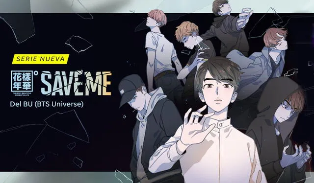 Save Me es un webtoon inspirado en el BTS Universe que se lanzó en 2019. Foto: Webtoon Latam