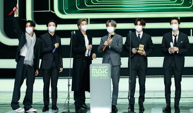 BTS fue la estrella más premiada de los 2020 MAMA. Foto: Mnet
