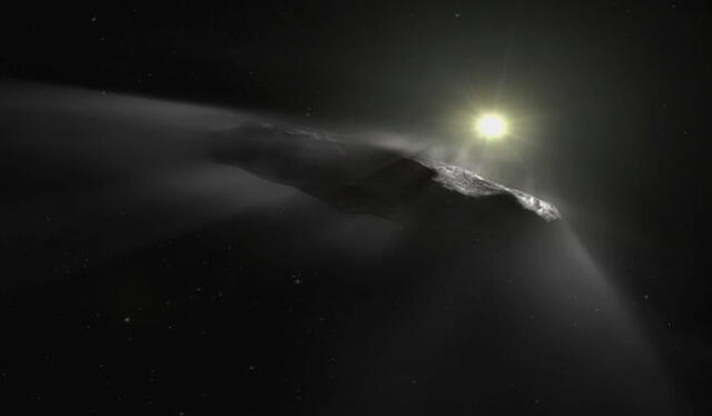 Avi Loeb, director del departamento de astronomía de la Universidad de Harvard, sostiene que el Oumuamua proviene de una inteligencia extrasolar. Foto: ESA / Hubble, NASA, ESO, M. Kornmesser   