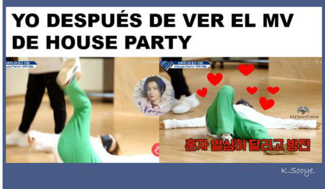 Meme tras el estreno del MV "House party". Foto: ELF Inter Union