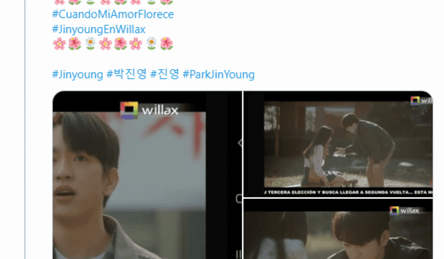 Reacciones de los fans de Jinyoung tras el estreno de Cuando mi amor florece. Foto: captura Twitter / @JinYoung_G7Peru Reacciones de los fans de Jinyoung tras el estreno de Cuando mi amor florece. Foto: captura Twitter / @JinYoung_G7Peru