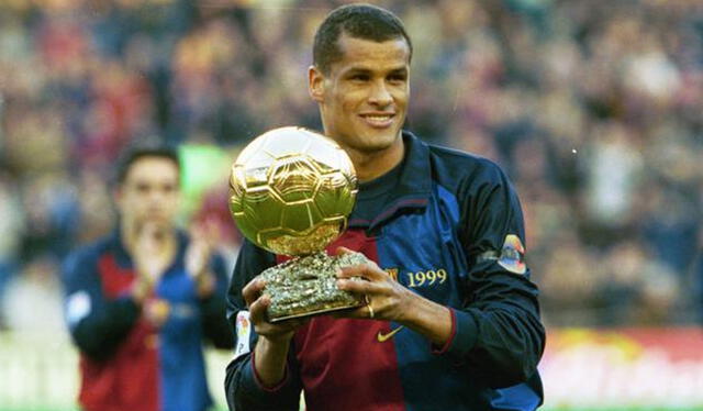 Vítor Borba Ferreira Gomes, más conocido como Rivaldo, fue otro campeón que se coronó con la pelota dorada. Foto: difusión