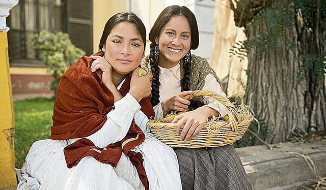 Próceres. Actrices grabaron durante una semana ficción peruano-colombiana que se emitirá en julio por la señal de Latina. Foto: difusión