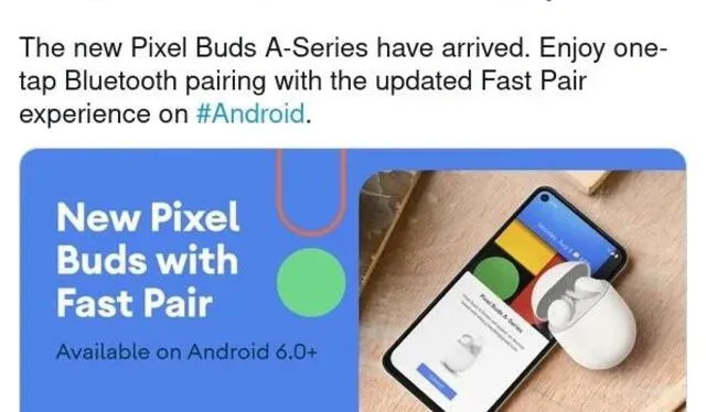 Los auriculares inalámbricos Google Pixel Buds A contarán con tecnología Fast Pair. Foto: Computer Hoy