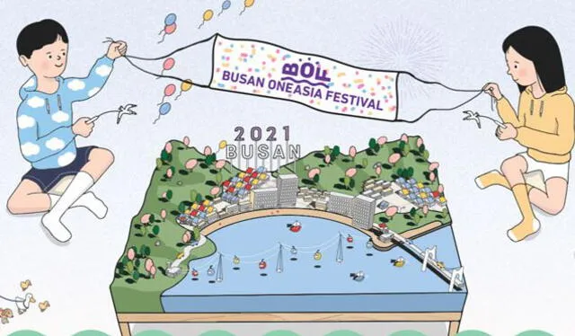Actividad es organizada por las autoridades de cultura y turismo de Busan. Foto: 2021 BOF