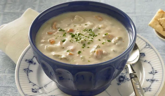 El Clam chowder es originario de la región de Nueva Inglaterra. Foto: Flickr