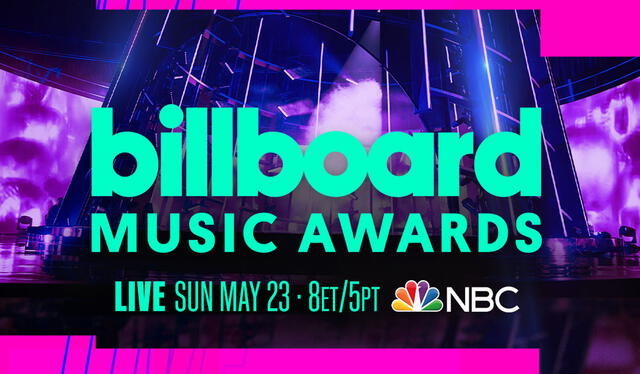 La condecoración a lo mejor de la música comercial empezará a las 7.00 p. m. de este domingo 23 de mayo. Foto: Twitter BillboardBbmas