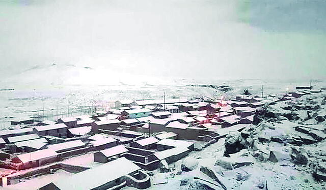  Localidades de Arequipa y Puno sobre los 4000 m. s. n. m serán las más afectadas. Foto: LR   