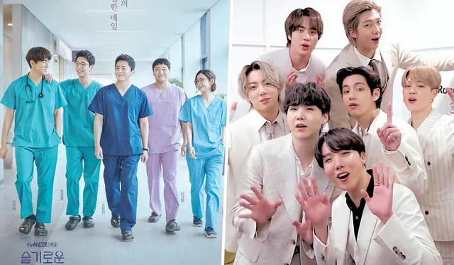 Director compartió su anhelo sobre BTS en rueda de prensa de Hospital playlist 2. Foto: composición tvN/HYBE