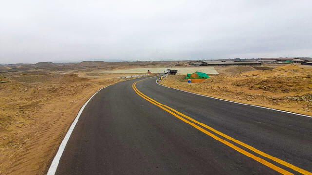La renovada carretera Costanera beneficiará a 14.000 familias de Huanchaco. Foto: MDH