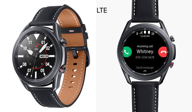 El Samsung Galaxy Watch3 recibe llamadas, mensajes de texto, WhatsApp y más. Foto: Amazon