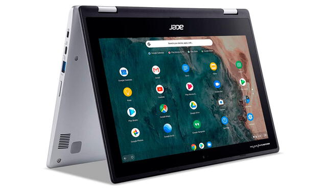 La Acer Chromebook es convertible y posee una pantalla IPS táctil HD de 11,6 pulgadas. Foto: Amazon