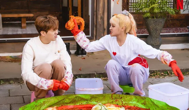 Escena del Kimchi slap en So not worth it!. Foto: Netflix