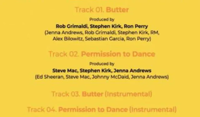 CD Butter estará integrado por cuatro tracks. Foto: BIGHIT Music
