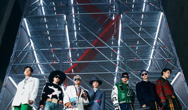 BTS modelando para Louis Vuitton. Foto: Line App