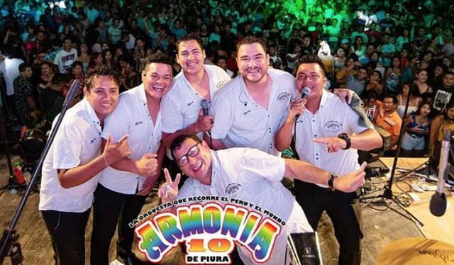 La agrupación de cumbia sorprendió a sus seguidores tras anunciar un show presencial en El Huaralino. Foto: Instagram / Armonía 10