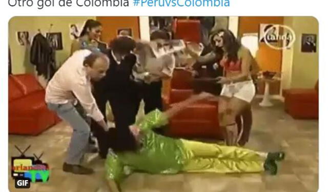 Memes del Perú vs. Colombia. Foto: captura / Twitter