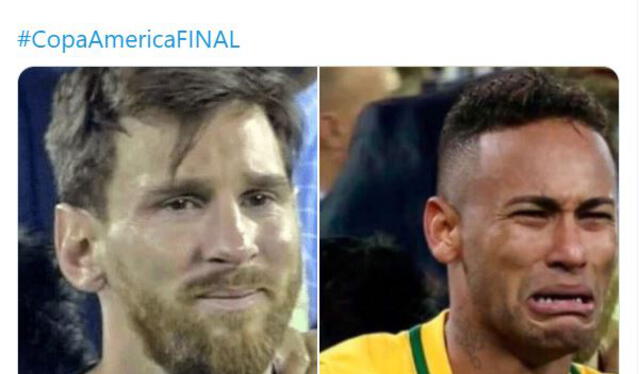 Mejores memes de la final de Copa América 2021. Foto: captura Twitter Mejores memes de la final de Copa América 2021. Foto: captura Twitter