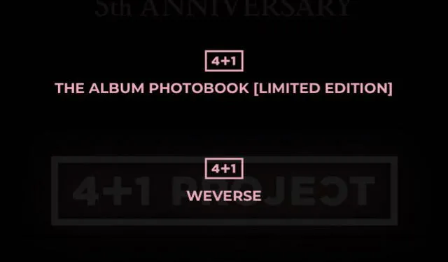 4 + 1 es el nombre de la serie de proyectos de BLACKPINK por el aniversario de su debut. Foto: YG Entertainment