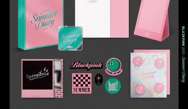 Contenido del Summer Diary 2021 de BLACKPINK. Foto: Facebook de BLACKPINK