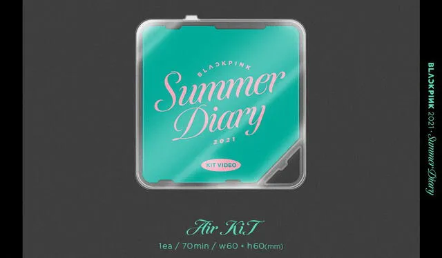 Contenido del Summer Diary 2021 de BLACKPINK. Foto: Facebook de BLACKPINK