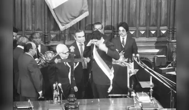 Ceremonia de juramentación de Alan García. Foto: Difusión