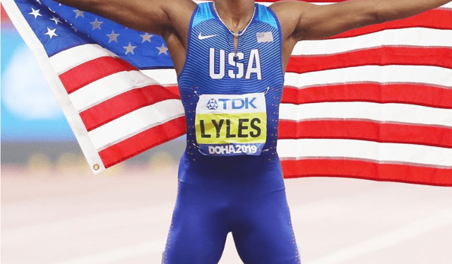 Noah Lyles, el velocista que disputó la pista con Bolt. Foto: Instagram