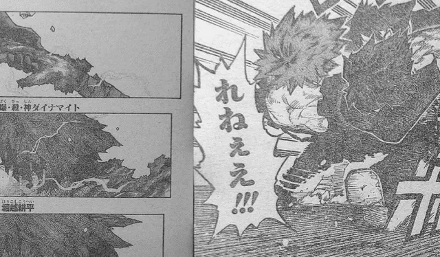 My Hero Academia - el rescate de Deku. Foto: Weekly Shonen Jump