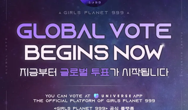¿Cómo votar en Gilrs Planet 999? Foto: Mnet