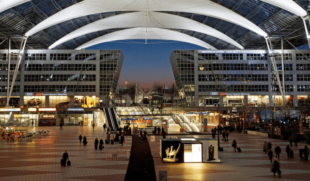 El aeropuerto de Munich está entre los mejores valorados de Europa. foto: difusión.