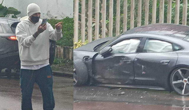 El delantero peruano, quien viene de anotar en la última jornada del Brasileirao, sufrió un accidente automovilístico. Foto: difusión twitter