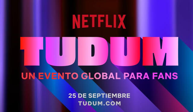 TUDUM Netflix 25 de septiembre. Foto: captura de Youtube