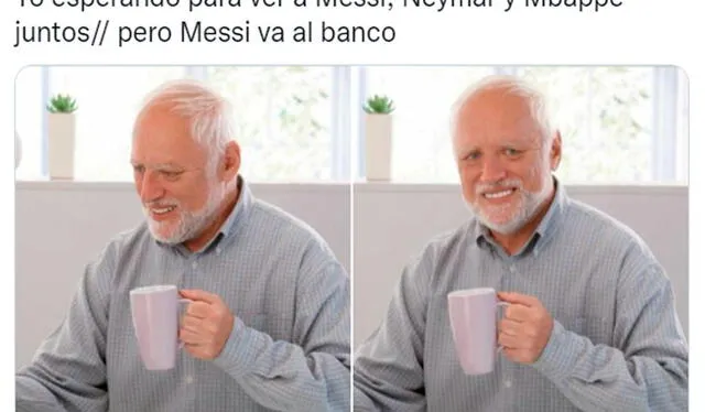 Mejores memes del debut de Messi con el PSG. Foto: captura Twitter